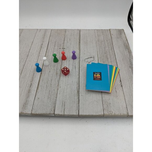 Trivia Adventure Board Game REPLACEMENT 5 Tokens Dice IQ Cards - Picture 1 of 3